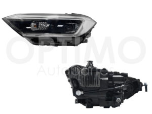FFNV0124 FARO VOLKSWAGEN JETTA A7 19-23 IZQ F/NEGRO C/LED C/LUPA C/MICA BLANCA (VERSION HIGHLINE-GLI)
