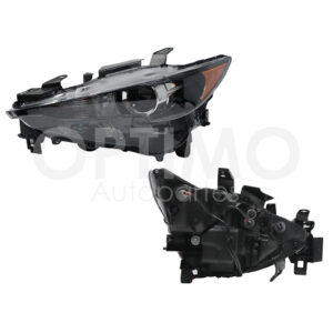 FFNZ0212 FARO MAZDA CX-5 18-21 IZQ F/NEGRO C/LED C/LUPA C/MICA AMBAR
