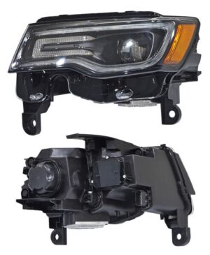 FJGC17NL FARO GRAND CHEROKEE 17-21 C/LUZ DIA LED  FILO NEGRO 678U CN 230825 IZQ
