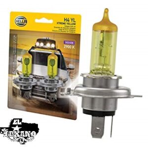 FOC36 FOCO HELLA HALOGENO H4 YL XTREME YELLOW 2900K 12V 60/55W (JGO)
