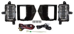 GM1075-LED FARO NIEBLA YUKON/ DENALI 21-22 LEDS C/PARRILLA JGO 352