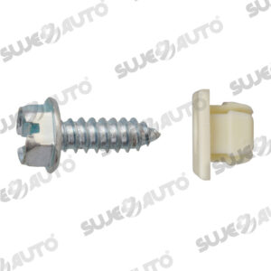 GRA65 MUELA PORTA PLACA 1/4 #14 UNIVERSAL CON TORNILLO 1/4 X 3/4 USA 6 PZ