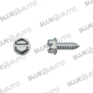 GRA75 TORNILLO PORTA PLACA UNIV CABEZA HEXAG C/RANURA 1/4 X 3/4 CROM408-140019 8 PZ