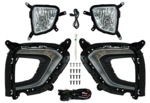 HY9571-LED FARO NIEBLA CRETA 19-20 C/ LEDS C/PARRILLA JGO 352