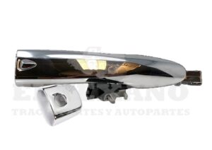 JAE439 JALADERA EXT PTA NISSAN X-TRAIL 14-18/FRONTIER 16-18 CROMADA C/HOYO C/SENSOR LH