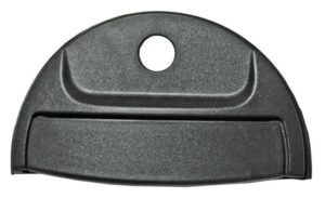 JAE487 JALADERA EXT DODGE H-100 06-10 C/HOYO P/LLAVE LH CORRUGADA