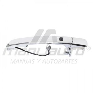 JAE498 JALADERA EXT NISSAN XTRAIL 08-14/ROGUE 08-14/MURANO 05-08/INFINITI 03-07 S/HOYO P/LLAVE C/HOYO P/SENSOR RH CROMADA