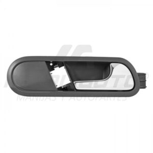 JAI316 JALADERA INT SEAT IBIZA/CORDOBA 03-09 DEL C/HOYO P/VIDRIO ELECT NEGRA/CROMO RH