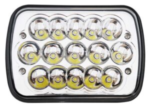 LED13 FARO UNIVERSAL CUADRADO GDE 15 LEDS 6052 LH=RH N-CN
