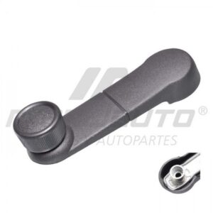 MAN46 MANIJA ELEVADOR FORD PU 87-04 NEGRA BARRA CORTA C/BASE ZINC