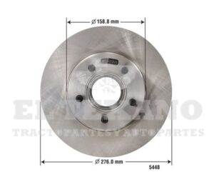 MAZ14 DISCO DELANTERO FORD RANGER 83-92/BRONCO II 84-90 4WD
