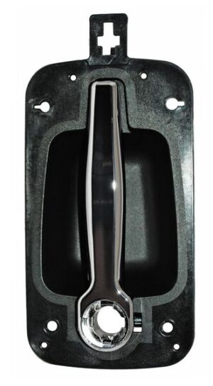 MEPINDU08CR MANIJA EXT INTERNATIONAL DURASTAR 4300 08-13 CHINA CROM DEL C/HOYO P/LLAVE PLASTICO 2264 DER