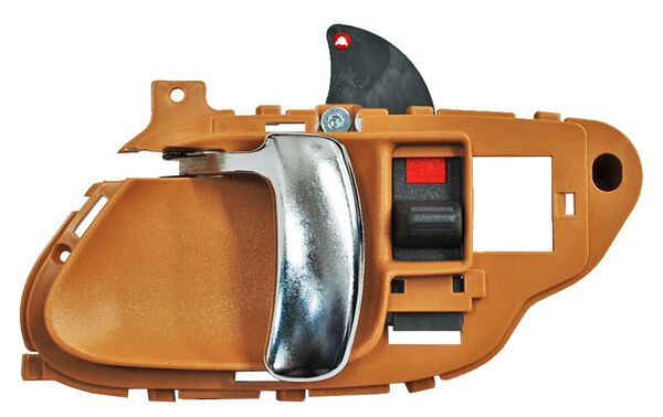 MICPU95BCL MANIJA INT CHEV PU/ SUB/ BLAZER/ YUKON/ TAHOE/ ESCALADE 95-98 BEIGE/ CROMO PLASTICO 2218 IZQ
