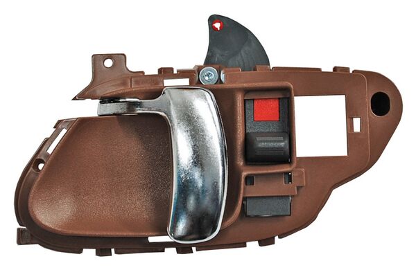 MICPU95CCL MANIJA INT CHEV PU/ SUB/ BLAZER/ YUKON/ TAHOE/ ESCALADE 95-98 CAFE/ CROMO PLASTICO 2218 IZQ