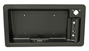 MTFVA08P MANIJA TAPA TRAS FORD VAN 08-14 ECONOLINE PLASTICO NEGRA C/PORTAPLACA