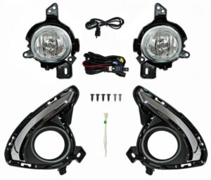 MZ798 FARO NIEBLA MAZDA 2 16-18 C/PARRILLA FILO CROM JGO 352