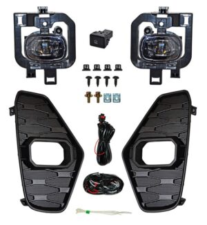 NS2822-LED FARO NIEBLA NISSAN PU NP300/ FRONTIER 21-22 LEDS C/PARRILLA JGO T21 352 624