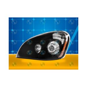 P01FR00341 FARO P/FREIGHTLINDER CASCADIA 08-14 C/LUPA F/NEGRO DEPO IZQ