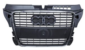 PAA309 PARRILLA AUDI A3 09-13 FILO CROMADO S/HOYO P/SENS