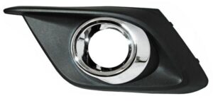 PADA332A PARRILLA DE DEFENSA MAZDA 3 14-16 C/MOLDURA CROMADA C/HOYO P/FARO NIEBLA LH