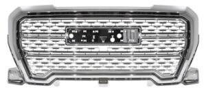 PCGM19P PARRILLA GMC SIERRA 19-22  SLE/ AT4/ DENAL PANAL CROMADA 230609