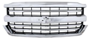 PCPU16C PARRILLA CHEV PU 16-18 SILVERADO CROMADA LINEAS
