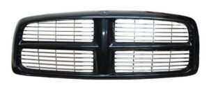 PDPU02PL PARRILLA DODGE PU 02-05 COMPLETA PINTADA LINEAS CROMADA 922