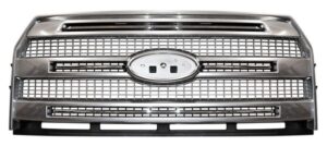 PFPU15LCP3 PARRILLA FORD PU 15-17 LOBO CROMADA/PLATA 3 LINEAS