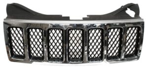 PJGC08CR PARRILLA GRAND CHEROKEE 08-09 OVERLAND ROMBOS CROMADA C/MARCO ****8