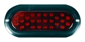 PLA6 PLAFON EMB OVAL BRIDA NEGRA 26 LED ALTA/BAJA STOP