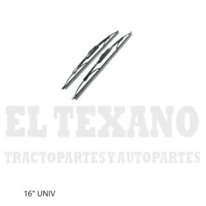 PLU9 PLUMA LIMPIABRISAS 16" ESTANDAR JGO