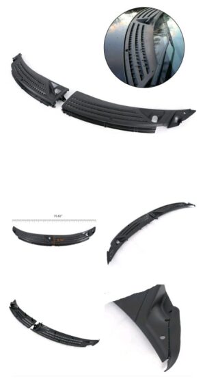 PTP15 PARRILLA TOLVA INFERIOR PARABRISAS FORD LOBO 04-08 SECCIONADA 2 PARTES LH/RH COMPLETA PLASTICO