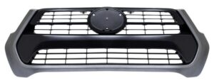 PTPU21P PARRILLA HILUX 21-23 C/ MOLD PLATA