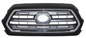 PTTA16G PARRILLA TACOMA 16-18 GRIS C/MOLD CROM FILO NEGRA 201030