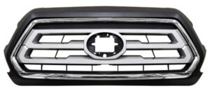 PTTA20P PARRILLA TACOMA 20-22 NEGRA CENT PLATA C/FILO CROM 220812