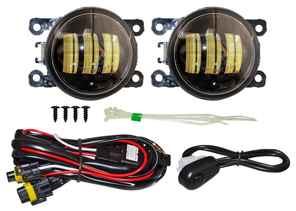 RN4099-LED FARO NIEBLA SENTRA 10-12/ RANGER 13-16/ EXPLORER 11-15/ FIESTA 08-16/ FIGO 16-18/ FOCUS 09-14/ ECOSPORT 13-15/ DUSTER 13-16/ GRAND VITARA/ SWIFT/ SX4 07-15 352 LEDS JGO 230217