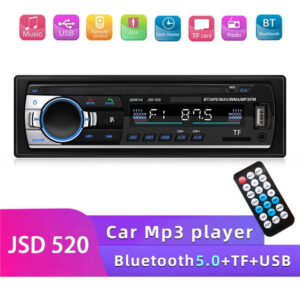 STE1 AUTOESTEREO UNIVERSAL KAZOME (ENTRADA USB, SD, AUX,BLUETOOTH, RADIO) (2 RCA, CONECTOR, CONTROL, MANUAL DE USARLO)