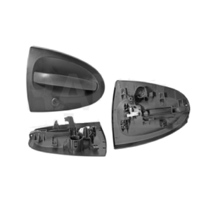 012-4601-01 MANIJA EXTERIOR SM FORTWO W451 08-15 SIN HOYO PARA LLAVE CORRUGADA NEGRA PLASTICO DELANTERA DER