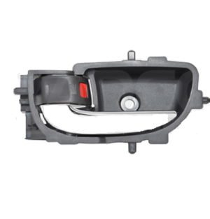 012-3018-23 MANIJA INTERIOR TY YARIS 4P SEDAN 06-16 NEGRA/CROMO PLASTICO DELANTERA/TRASERA IZQ