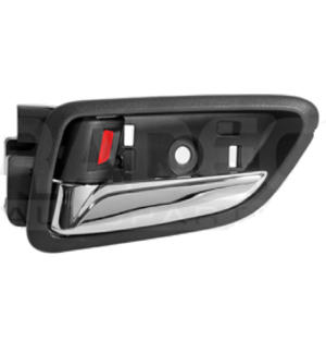 012-3018-21 MANIJA INTERIOR TY YARIS R 15-19 MZ 2 15-21 CROMADA/NEGRA PLASTICO DELANTERA/TRASERA IZQ