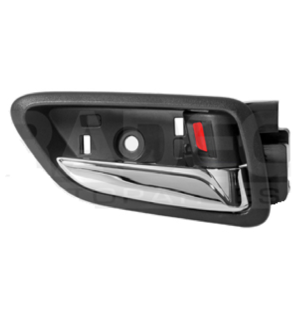 012-3018-20 MANIJA INTERIOR TY YARIS R 15-19 MZ 2 15-21 CROMADA/NEGRA PLASTICO DELANTERA/TRASERA DER