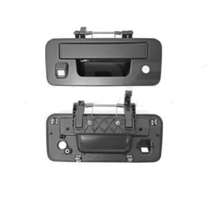 012-2319-18 MANIJA TAPA NS TITAN 13-15 CON HOYO PARA LLAVE/CON HOYO PARA CAMARA LISA NEGRA PLASTICO