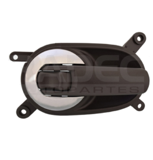 012-2315-34 MANIJA INTERIOR NS QUEST 07-09 GRIS OSCURO/CROMADO PLASTICO DELANTERA DER