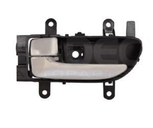 012-2312-07 MANIJA INTERIOR NS MURANO 06-08 NEGRA/CROMO PLASTICO DELANTERA/TRASERA IZQ