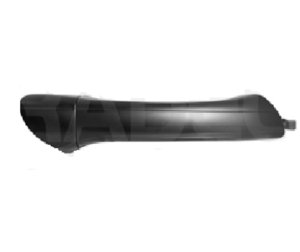 012-2002-04 MANIJA EXTERIOR MC CLASE C 00-07/CLASE E 03-09 SIN HOYO PARA LLAVE/SIN HOYO PARA SENSOR LISA NEGRA PLASTICO DELANTERA DER