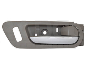 012-1909-08 MANIJA INTERIOR MZ CX9 07-15 CON HOYO PARA SEGURO BEIGE/CROMADA PLASTICO DELANTERA DER