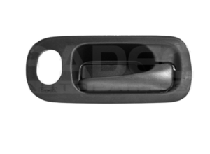 012-1303-48 MANIJA INTERIOR HD CR-V 02-06 CON HOYO CORRUGADA NEGRA DELANTERA DER