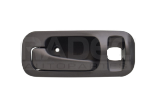 012-1302-A1 MANIJA INTERIOR HD CIVIC 4P SEDAN 92-95 CON HOYO PARA CRISTAL NEGRO PLASTICO TRASERA IZQ