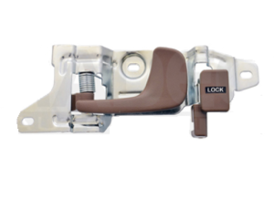 012-1302-99 MANIJA INTERIOR HD CIVIC 2P COUPE 92-95 CAFE ZINC CON PLASTICO DELANTERA IZQ