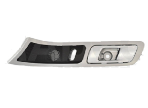 012-1214-61 MANIJA INTERIOR FD EXPLORER XLT/LIMITED 11-16 CON HOYO PARA SEGURO GRIS/CROMO PLASTICO DELANTERA IZQ